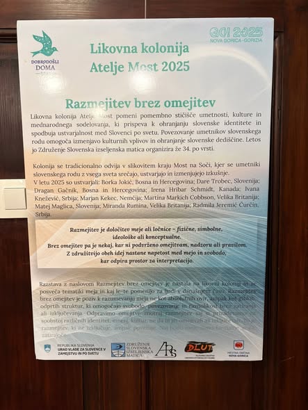 Razstava “Razmejitev brez omejitev” na Uradu za Slovence v zamejstvu in po svetu